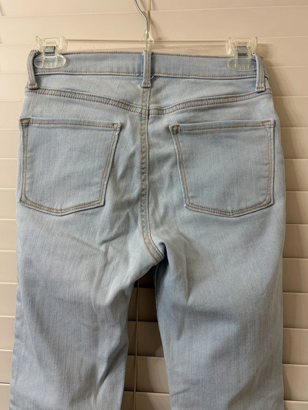 Old Navy Ballerina Jeggings Skinny Jeans Girl’s 16 Light Wash Distressed Denim